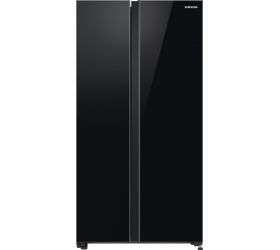 Samsung 700 L Frost Free Side by Side 2020 Refrigerator All Black, RS72R50112C/TL image