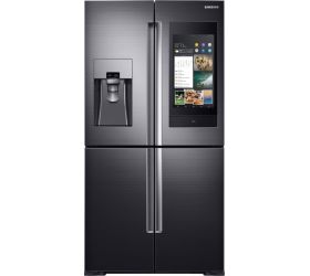 Samsung 810 L Frost Free Side by Side Inverter Technology Star 2019 Convertible Refrigerator with Four Door Black Caviar, RF28N9780SG/TL image