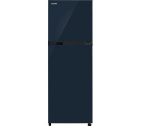 Toshiba 272 L Frost Free Double Door Top Mount 2 Star 2020 Refrigerator Blue Uniglass, GR-B31INU UB image