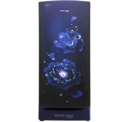Voltas Beko 183 L Direct Cool Single Door 4 Star Refrigerator with Base Drawer Fairy Flower Blue, RDC215B / W0FBR0M0B00GO image