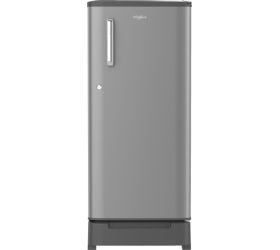 Whirlpool 184 L Direct Cool Single Door 4 Star Refrigerator Magnum Steel, 205 WDE ROY 4S Inv MAGNUM STEEL-Z image