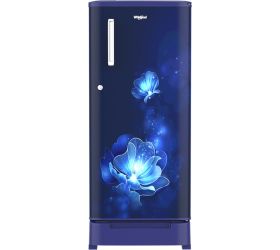 Whirlpool 184 L Direct Cool Single Door 4 Star Refrigerator with Base Drawer with Intellisense Inverter Compressor Blue Radiance, 205 MAGIC COOL ROY 4SInv BLUE RADIANCE-Z image