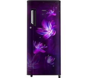 Whirlpool 200 L Direct Cool Single Door 3 Star Refrigerator Purple Flower Rain, 72112 image