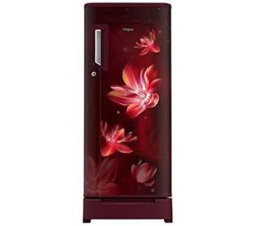 Whirlpool 200 L Direct Cool Single Door 3 Star Refrigerator with Base Drawer Maroon, 215 IMPC Roy 3S Wine Flower Rain image