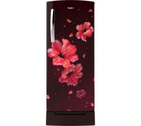 Whirlpool 200 L Direct Cool Single Door 4 Star Refrigerator with Base Drawer Wine Hibiscus, 215 IMPRO ROY 4S INV WINE HIBISCUS image