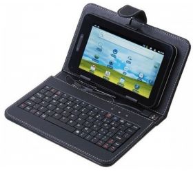 I Kall N2 with Keyboard 512 MB RAM 4 GB ROM 7 inch with Wi-Fi+3G Tablet (Black) image