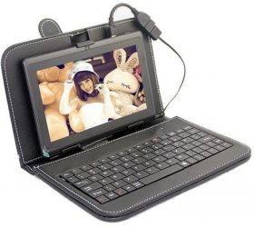 I Kall N8 with Keyboard 512 MB RAM 8 GB ROM 7 inch with Wi-Fi+3G Tablet (Black) image