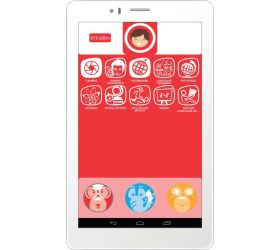 Micromax Canvas Tabby 1 GB RAM 8 GB ROM 7 inch with Wi-Fi+3G Tablet (White) image