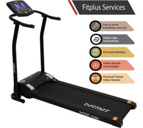 FITKIT FTK065 2HP Peak Power Easy Lubrication with Free Diet Plan,Trainer & Installation Services Treadmill image