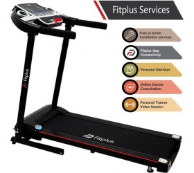 Fitplus FSRM0701 2HP Peak Power Easy Lubrication with Free Diet Plan,Personal Trainer & Installation Services Treadmill image