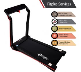 FITPLUS FSRM2402 2HP Peak Power Easy Lubrication with Free Diet Plan,Personal Trainer & Installation Services Treadmill image