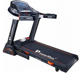 Powermax Fitness TDA-230 2.0 HP , Semi-Auto Lubrication, Motorized Treadmill with 15 level Auto Inclination Treadmill image