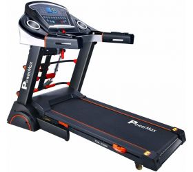 Powermax Fitness TDA-230M 2.0 HP , Semi-Auto Lubrication, Motorized Treadmill with Massager, Dumbbells, Sit-up & Twister Treadmill image