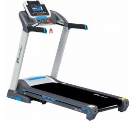 Powermax Fitness TDA-350 3.0 HP 7inch Blue LCD Display with 400m Track UI & 18 Level Auto Incline, Motorized Treadmill image