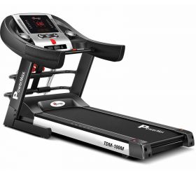 Powermax Fitness TDM-100M 2.0HP , Semi-Auto Lubrication, Multifunction Treadmill for home fitness Treadmill image