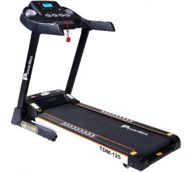 Powermax Fitness TDM-125 2.0HP Motorized Treadmill with Android & iOS App and Semi-Auto Lubricating Treadmill image
