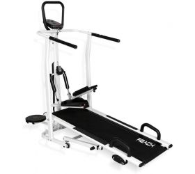 Reach T-100 Manual Treadmill 4in 1 Running Machine With Twister Stepper Jogger Treadmill image