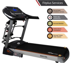RPM Fitness RPM767MIL 5 HP Peak Power with Free Installation, Auto-Inclination Treadmill image