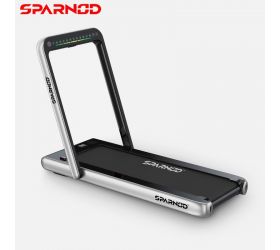 Sparnod Fitness STH-3000 4 HP PEAK 2 in1 Folding Smart Treadmill/ Under Desk Walking Pad with Bluetooth Audio Speakers Treadmill image