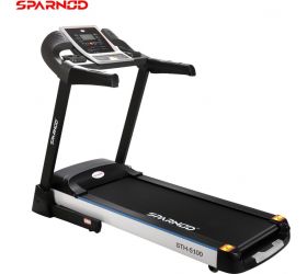 Sparnod Fitness STH-5100 5 HP PEAK Automatic Treadmill DIY Installation Foldable Motorized Treadmill for Home Use Treadmill image