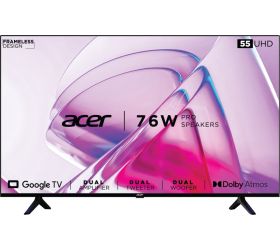 Acer AR55GR2851UDPRO H PRO Series 139 cm 55 inch Ultra HD 4K LED Smart Google TV with 76W PRO Speakers, Dolby Vision-Atmos, MEMC image