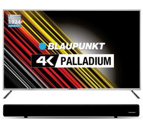 Blaupunkt BLA50AU680 127 cm 50 inch Ultra HD 4K LED Smart TV with Metallic Bezel and External Soundbar image