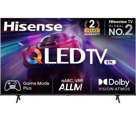 Hisense 43E7K E7K 108 cm 43 inch QLED Ultra HD 4K Smart VIDAA TV With Dolby Vision and Atmos image
