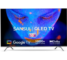 Sansui JSW55GSQLED 139.07 cm 55 inch QLED Ultra HD 4K Smart Google TV image