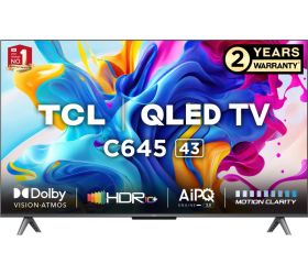 TCL 43C645 108 cm 43 inch QLED Ultra HD 4K Smart Google TV image