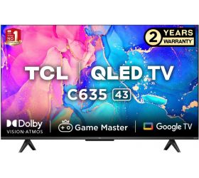 TCL 43C635 109.2 cm 43 inch QLED Ultra HD 4K Smart Google TV image