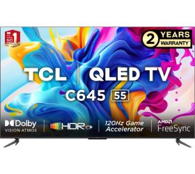 TCL 55C645 139 cm 55 inch QLED Ultra HD 4K Smart Google TV image
