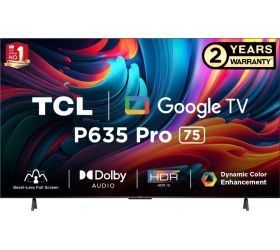 TCL 75P635 Pro 189.5 cm 75 inch Ultra HD 4K LED Smart Google TV image