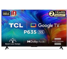 TCL 55P635 P635 139 cm 55 inch Ultra HD 4K LED Smart Google TV with Bezel-Less image