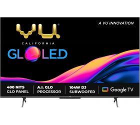 Vu 55GloLED-3 Yrs GloLED 139 cm 55 inch Ultra HD 4K LED Smart Google TV with DJ Subwoofer 104W image