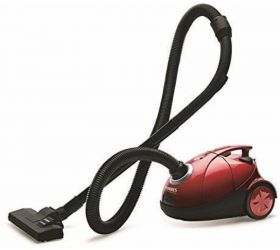 Eureka Forbes Quick Clean DX Dry Vacuum Cleaner with Reusable Dust Bag Red, Black image