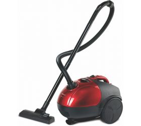 Inalsa QuickVac Dry Vacuum Cleaner with Reusable Dust Bag Red, Black image