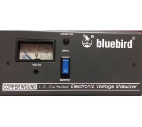 bluebird 1KVA 130V-280V COPPER WOUNDED VOLTAGE STABILISER Black image