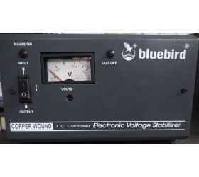 bluebird 500VA 220-110 AC STEP DOWN Black, DULL BLACK image