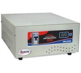 Microtek EML5090 90-300V Digital Voltage Stabilizer Metallic Grey Voltage Stabilizer Grey image