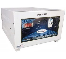 PULSTRON PTI-4190D 4 KVA 190V-300V Single Phase Automatic Mainline Voltage Stabilizer Light Grey image