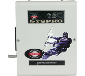 Syspro Captain Voltage Stabilizer for Washing Machine, Microwave Oven, Treadmill Working Range 170v - 270v Voltage Stabilizer Cream image