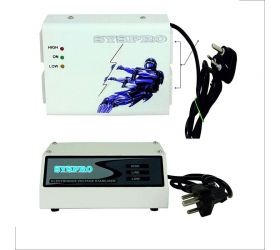 Syspro Refrigerator Voltage Stabilizer and Garrison Stabilizer for LED Upto 45 Inch with Panasonic Power Cord and Socket/with 2 Years Warranty Combo White image