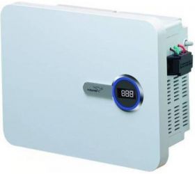 V-Guard New VWR 400 Plus Digital Display For Inverter AC upto 1.5Ton 130V-300V Voltage Stabilizer White image