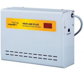 V-Guard VEW 400 Plus For Ac upto 1.5 Ton 90V-300V Voltage Stabilizer Grey image