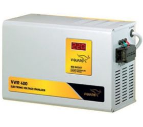 V-Guard VWR 400 for AC upto 1.5 Ton 130V- 300V Voltage Stabilizer Grey image