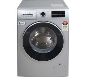 BOSCH Series 6 washing machine, front loader 8 kg 1400 rpm 8 kg Fully Automatic Front Load Washing Machine with In-built Heater Silver image