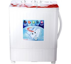 Candes CTPL72GL1SWM-RED 7.2 kg Semi Automatic Top Load Red, White image