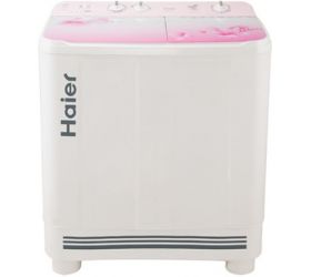Haier HTW90-1159FL 9 kg Semi Automatic Top Load White, Pink image