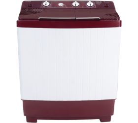 InnoQ IQ-65EXCEL-PS 6.5 Kg Semi Automatic Top Load Washing Machine Maroon, White image