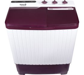 InnoQ IQ-75ITURBO-PN 7.5 kg Semi Automatic Top Load Washing Machine Maroon, White image